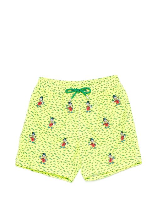Boxer mare uomo MC2 Saint Barth Gustavia giallo ricamato MC2 SAINT BARTH | GUSTAVIa embro07556L